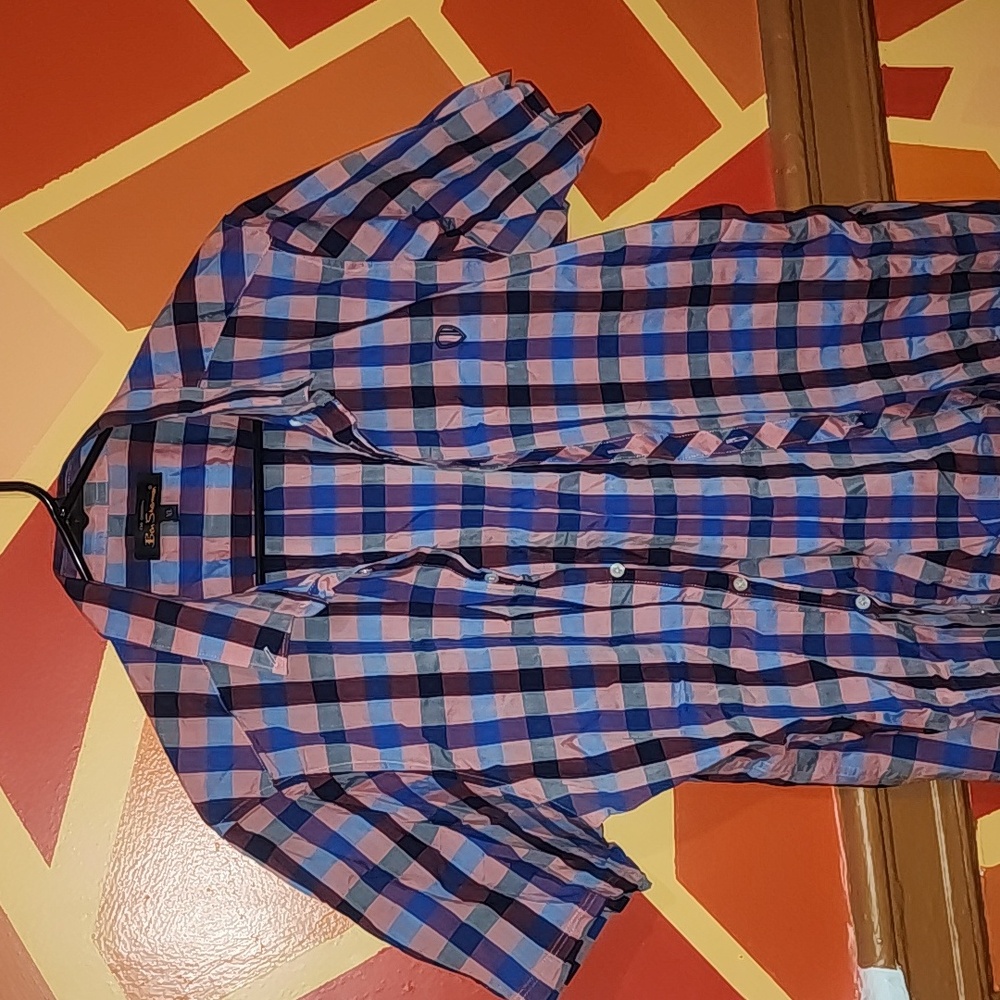 Ben Sherman mens short-sleeved button up shirt